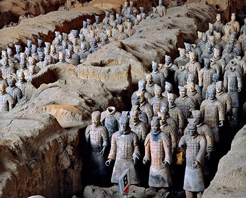 terracotta warriors