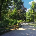 Public park in Vienna, Austria