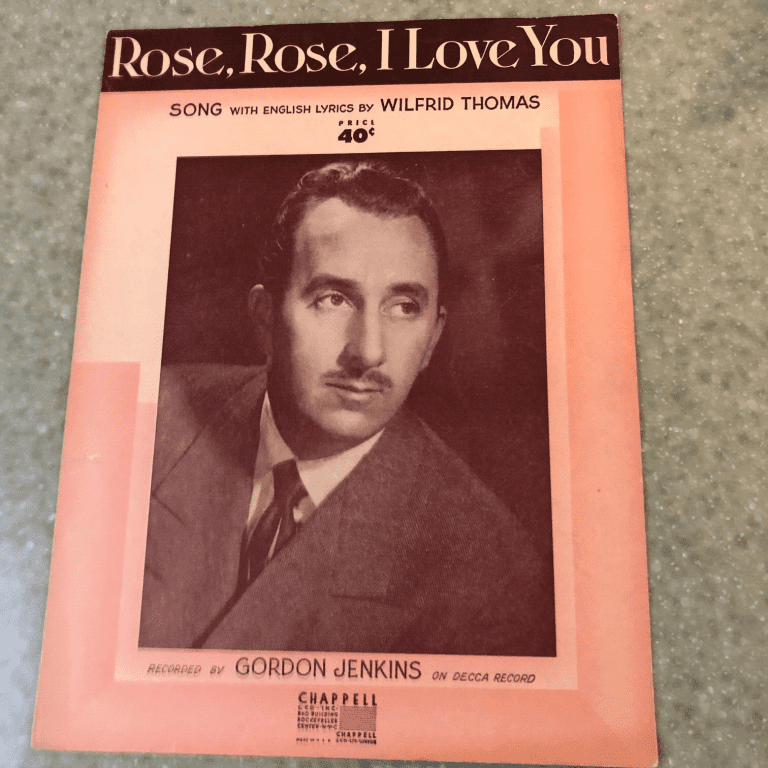 The Album Cover of ‘Rose, Rose, I Love You